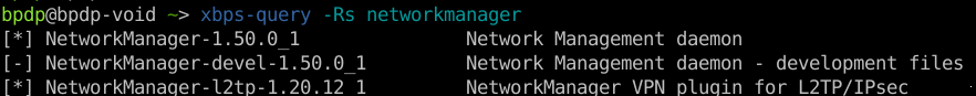 Paket NetworkManager-l2tp di Void Linux