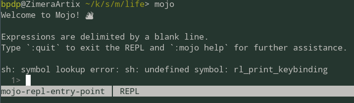 Mojo REPL
