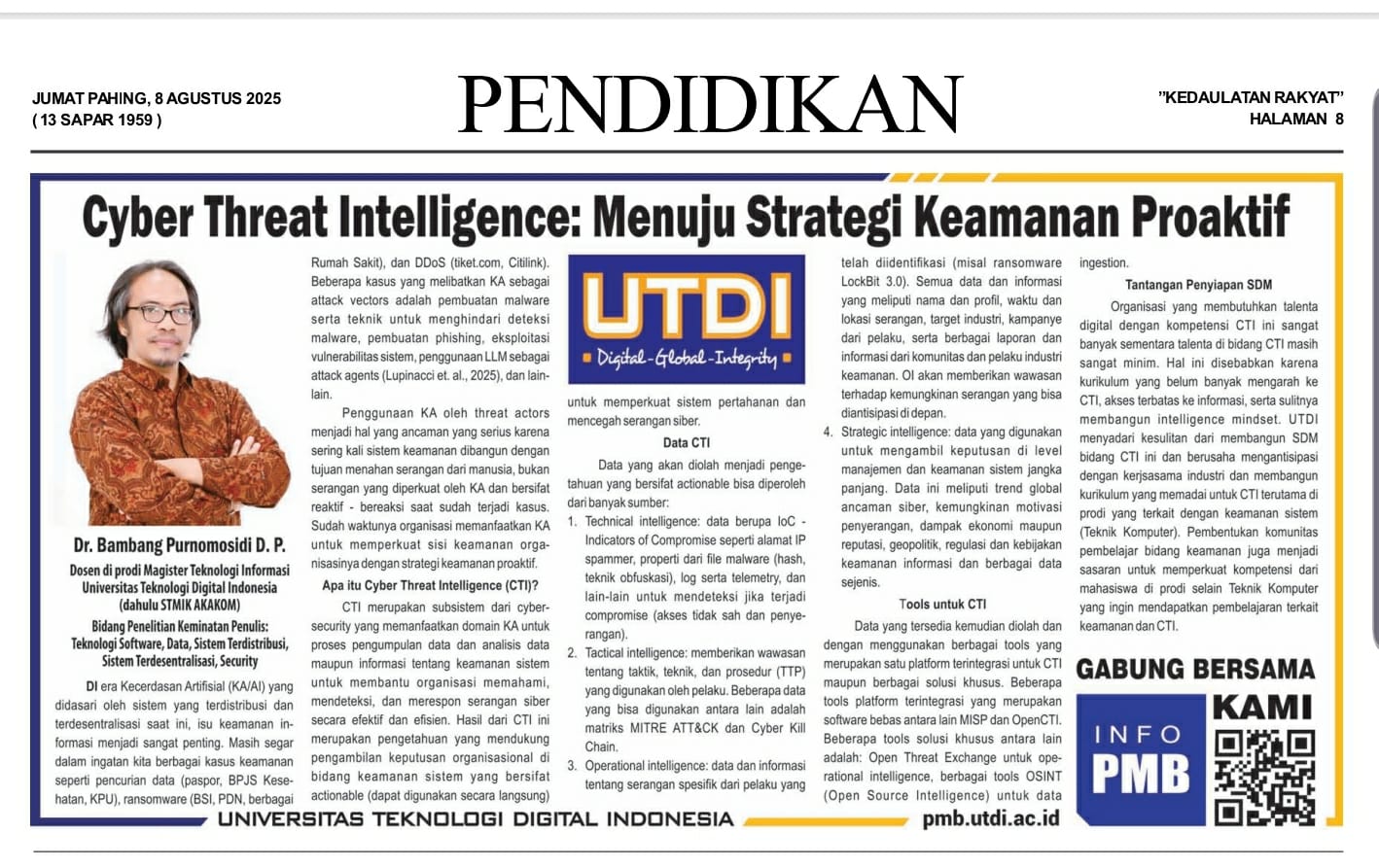 Artikel KR - Cyber Threat Intelligence